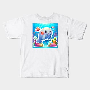 Baby Manatee Kids T-Shirt